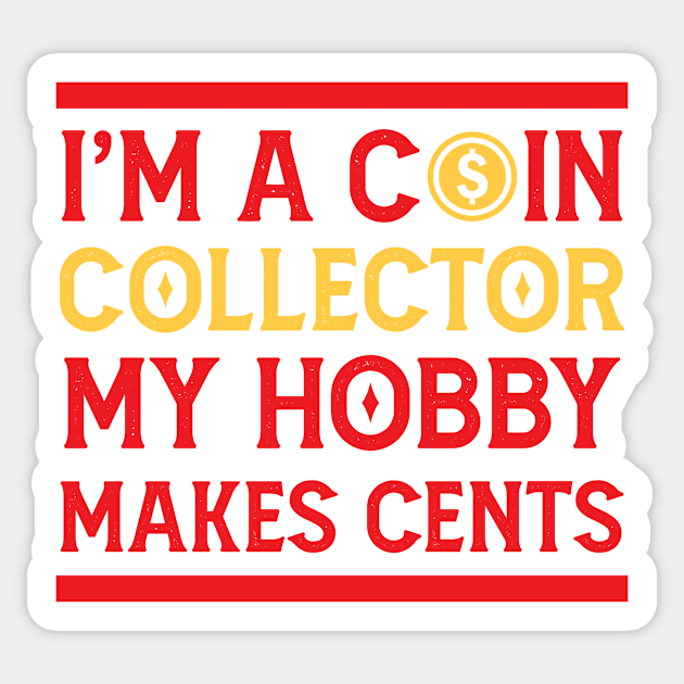 Cents Collect Hobby Coin Money Humor Funny Sticker by Mellowdellow